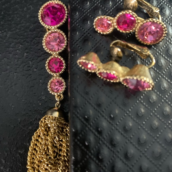 Sarah Coventry Jewelry - J # 11 Sarah Coventry set of a pin and earrings set in a pretty pink.